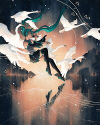 hatsune miku from vocaloid