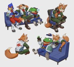 falco lombardi from star fox by zeker art