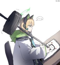 doodle sensei (blue archive) from blue archive
