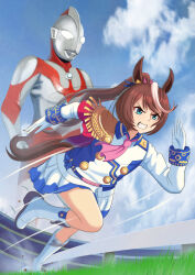 tokai teio (umamusume) from ultraman (1st series)