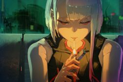 lucy (cyberpunk) from cyberpunk (series) by dudrinm