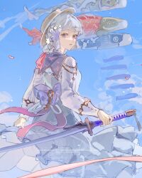kamisato ayaka from genshin impact