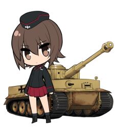 nishizumi maho from girls und panzer by derauea