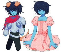 kris (dark world) (deltarune) from blue archive by goomyloid