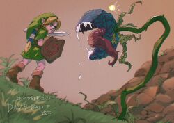 deku baba from the legend of zelda