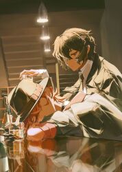 dazai osamu (bungou stray dogs) from bungou stray dogs by 57friend
