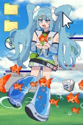 hatsune miku from microsoft paint (software)