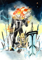 magik (x-men) from ghost rider (series) by peach momoko