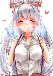 fujiwara no mokou from touhou by yozakura retei