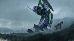 eva 01 from neon genesis evangelion