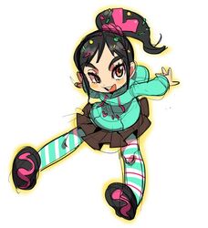 vanellope von schweetz from wreck-it ralph by same (g shark)