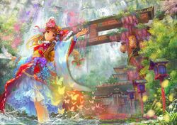 hakurei reimu from touhou by miyai haruki
