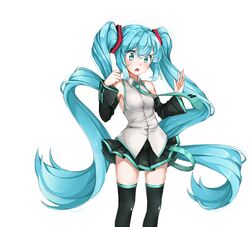 hatsune miku from vocaloid