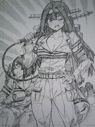 kirishima (kantai collection) from ghostbusters by kojima takeshi