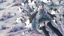 hatsune miku from vocaloid