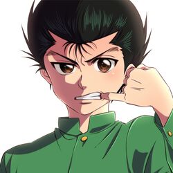 urameshi yuusuke from yuu yuu hakusho by kameron