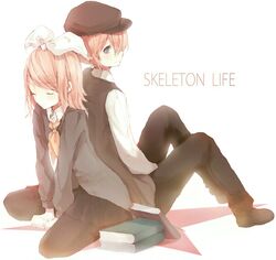 kagamine len from skeleton life (vocaloid) by tetsuo