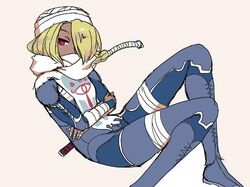 sheik from the legend of zelda by goma tonbi