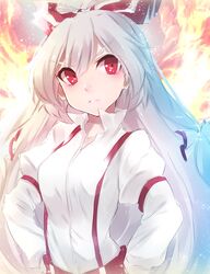 fujiwara no mokou from touhou by mizukami ryouma