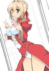 saber extra from fate/extra by momio
