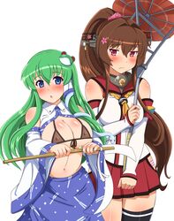 kochiya sanae from kantai collection by shin'en (gyokuro company)
