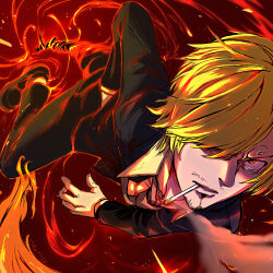 sanji (one piece) from one piece by illustica phantom