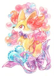 fennekin from pokemon by non (kumakawayusu)