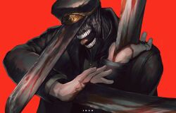 katana man (chainsaw man) from chainsaw man by ibuo (ibukht1015)