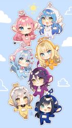 amano nene (vtuber) from teletubbies by coll (erichankun)