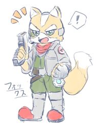 fox mccloud from star fox by waffuum