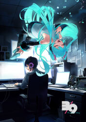 hatsune miku from vocaloid