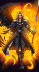 sephiroth from final fantasy by risachantag