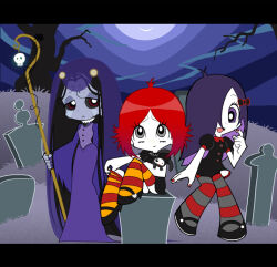 iris (ruby gloom) from panty & stocking with garterbelt