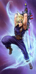 cloud strife from final fantasy by risachantag