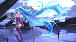 hatsune miku from vocaloid by yusuke