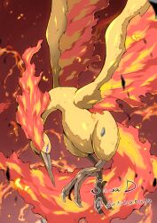 moltres from pokemon by sawa d
