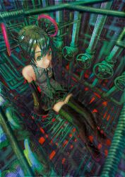 hatsune miku from vocaloid