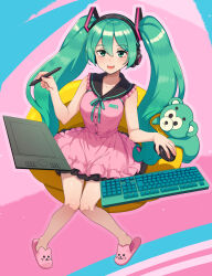 hatsune miku from vocaloid by abubu