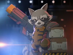 rocket raccoon from guardians of the galaxy