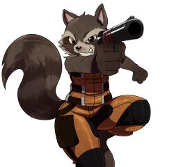 rocket raccoon from guardians of the galaxy by eric lowery