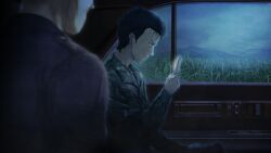 okabe rintarou from steins;gate by huke