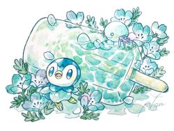 piplup from pokemon by non (kumakawayusu)