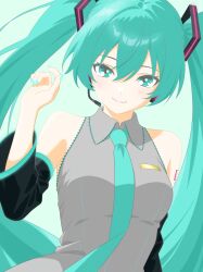 hatsune miku from vocaloid