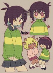 kris (deltarune) from deltarune by mr0x0