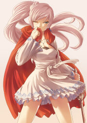 weiss schnee from rwby by moai (moai world)