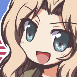 kay (girls und panzer) from girls und panzer by fictional sister