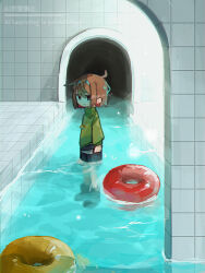chara (undertale) from backrooms (creepypasta) by dande lion2604