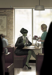 she-hulk from marvel by mattia de iulis