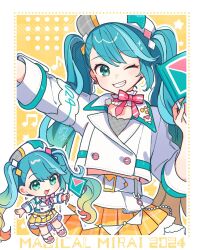 hatsune miku from magical mirai (vocaloid) by tama (songe)
