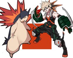 bakugou katsuki from boku no hero academia by makai